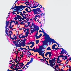 K-Deer floral paisley printed leggings